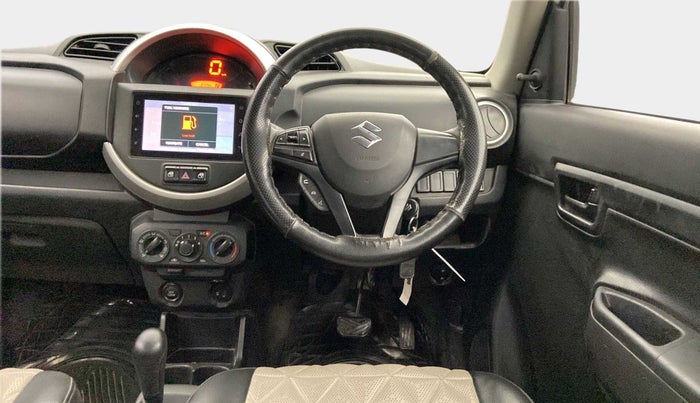 2021 Maruti S PRESSO VXI PLUS AMT, Petrol, Automatic, 27,286 km, Steering Wheel Close Up