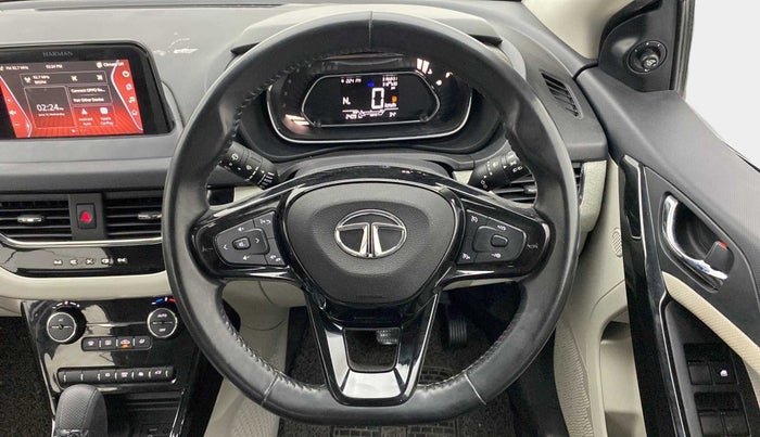 2021 Tata NEXON XZA PLUS (O) PETROL, Petrol, Automatic, 24,019 km, Steering Wheel Close Up