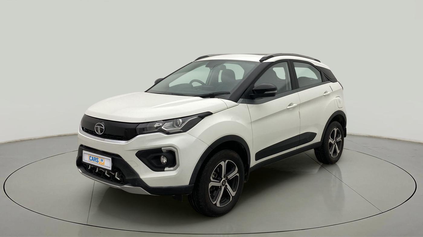 2021 Tata NEXON XZA PLUS (O) PETROL, Petrol, Automatic, 24,019 km, Left Front Diagonal