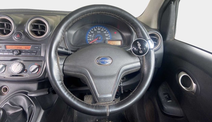 2018 Datsun Go Plus T, Petrol, Manual, 73,850 km, Steering Wheel Close Up