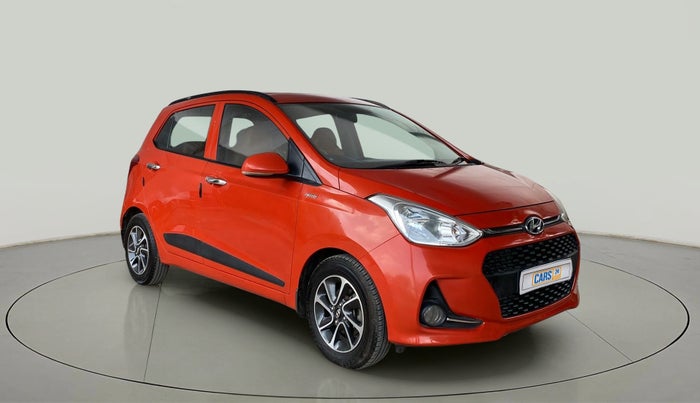 2018 Hyundai Grand i10 SPORTZ AT 1.2 KAPPA VTVT, Petrol, Automatic, 46,689 km, Right Front Diagonal