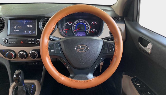 2018 Hyundai Grand i10 SPORTZ AT 1.2 KAPPA VTVT, Petrol, Automatic, 46,689 km, Steering Wheel Close Up