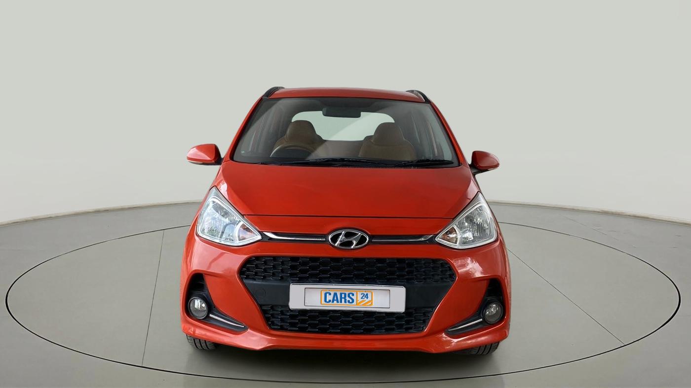 2018 Hyundai Grand i10 SPORTZ AT 1.2 KAPPA VTVT, Petrol, Automatic, 46,689 km, Front