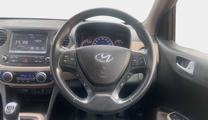 2018 Hyundai Grand i10 ASTA 1.2 KAPPA VTVT, Petrol, Manual, 91,312 km, Steering Wheel Close Up