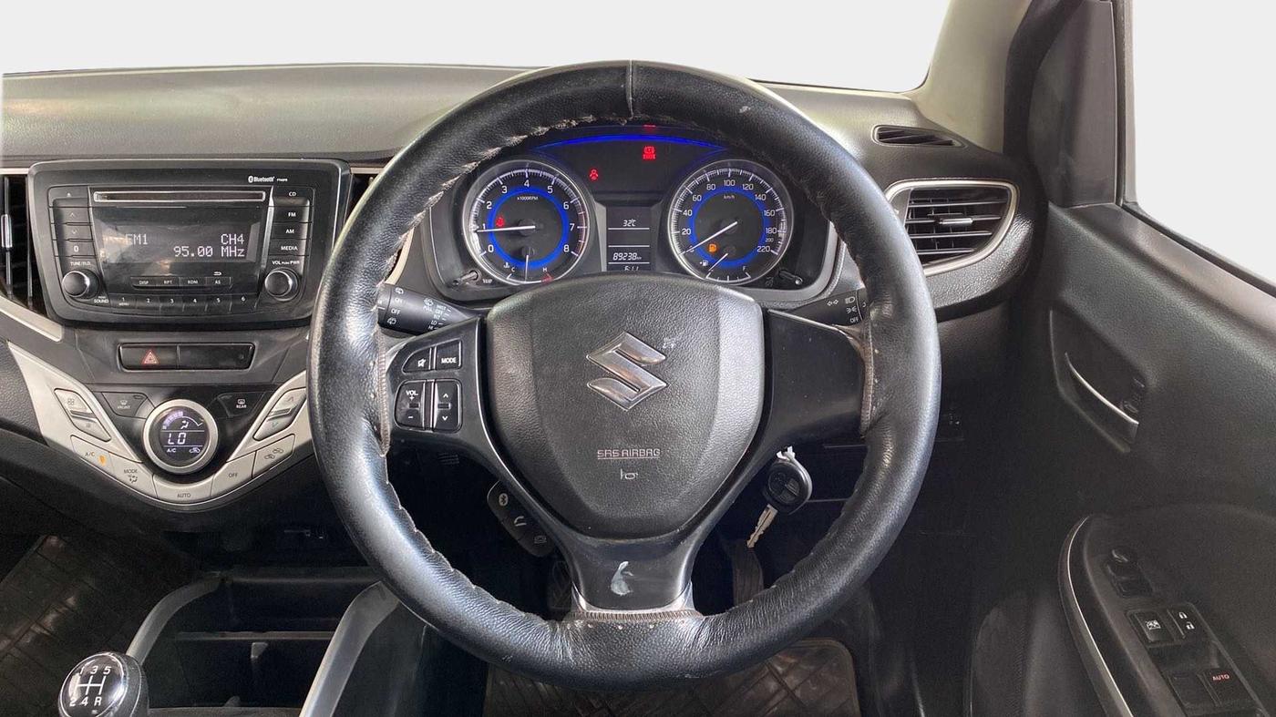 2017 Maruti Baleno DELTA PETROL 1.2, Petrol, Manual, 89,493 km, Steering Wheel Close Up