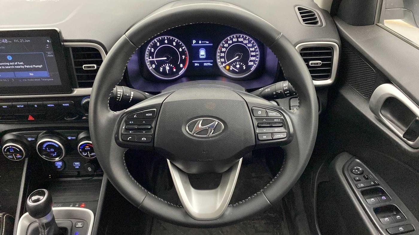 2020 Hyundai VENUE SX PLUS 1.0 TURBO DCT, Petrol, Automatic, 35,185 km, Steering Wheel Close Up