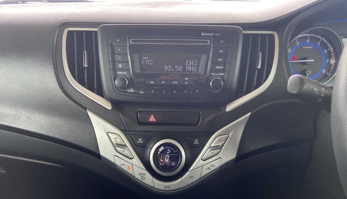 2017 Maruti Baleno ZETA CVT PETROL 1.2, Petrol, Automatic, 20,914 km, Air Conditioner