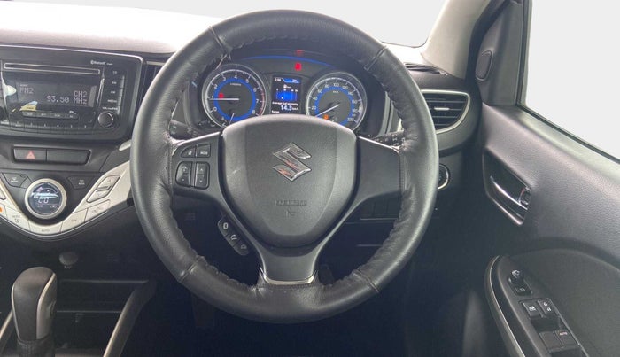 2017 Maruti Baleno ZETA CVT PETROL 1.2, Petrol, Automatic, 20,914 km, Steering Wheel Close Up