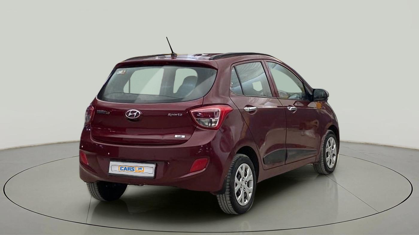 2014 Hyundai Grand i10 SPORTZ 1.2 KAPPA VTVT, Petrol, Manual, 89,624 km, Right Back Diagonal