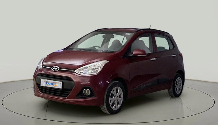 2014 Hyundai Grand i10 SPORTZ 1.2 KAPPA VTVT, Petrol, Manual, 89,624 km, Left Front Diagonal