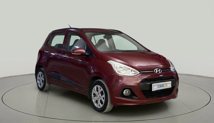 2014 Hyundai Grand i10 SPORTZ 1.2 KAPPA VTVT, Petrol, Manual, 89,624 km, Right Front Diagonal