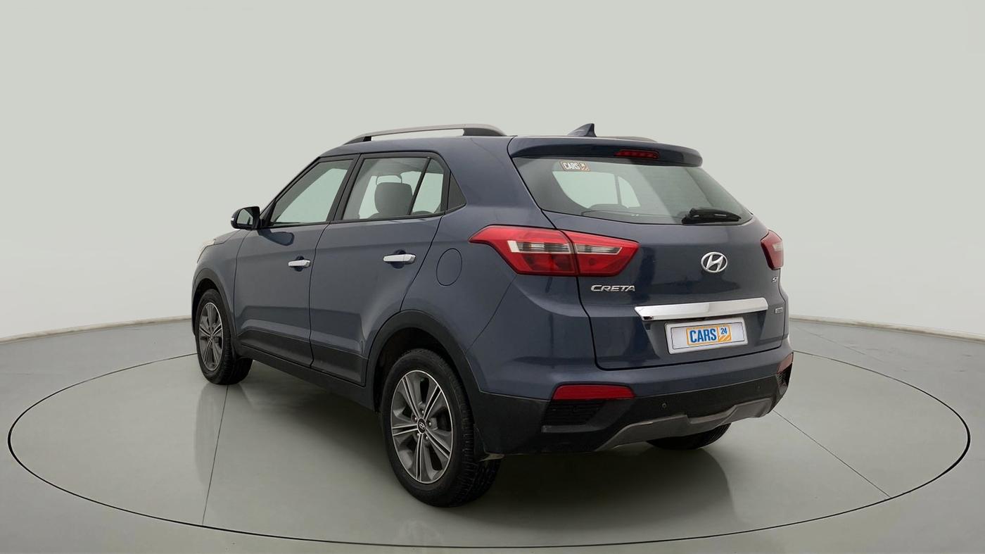 2017 Hyundai Creta SX (O) 1.6 DIESEL, Diesel, Manual, 96,121 km, Left Back Diagonal