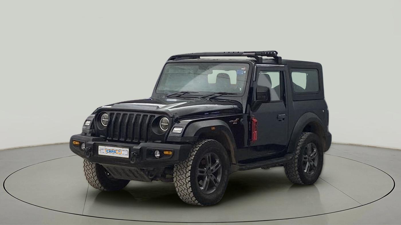 2021 Mahindra Thar LX PETROL HT 4WD AT, Petrol, Automatic, 33,314 km, Left Front Diagonal