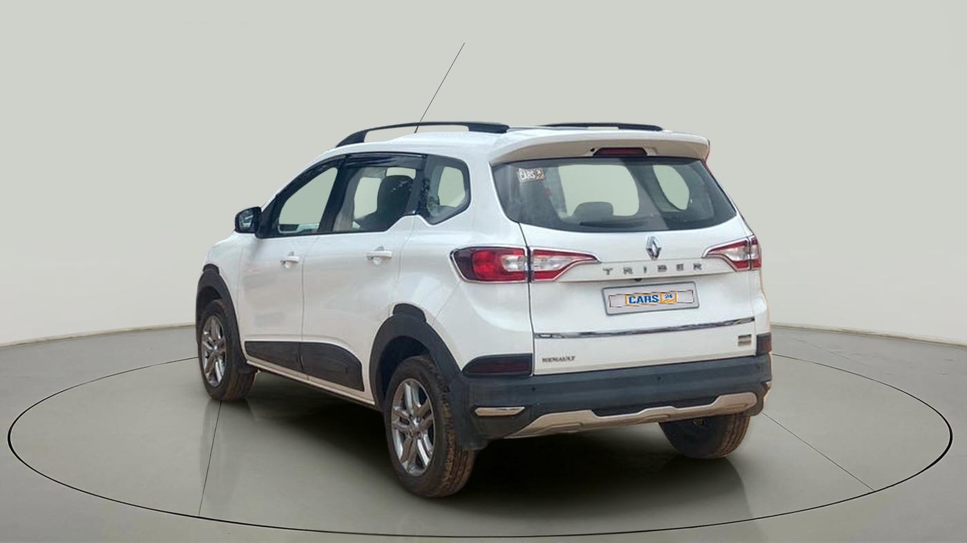 2021 Renault TRIBER RXZ AMT, Petrol, Automatic, 8,850 km, Left Back Diagonal