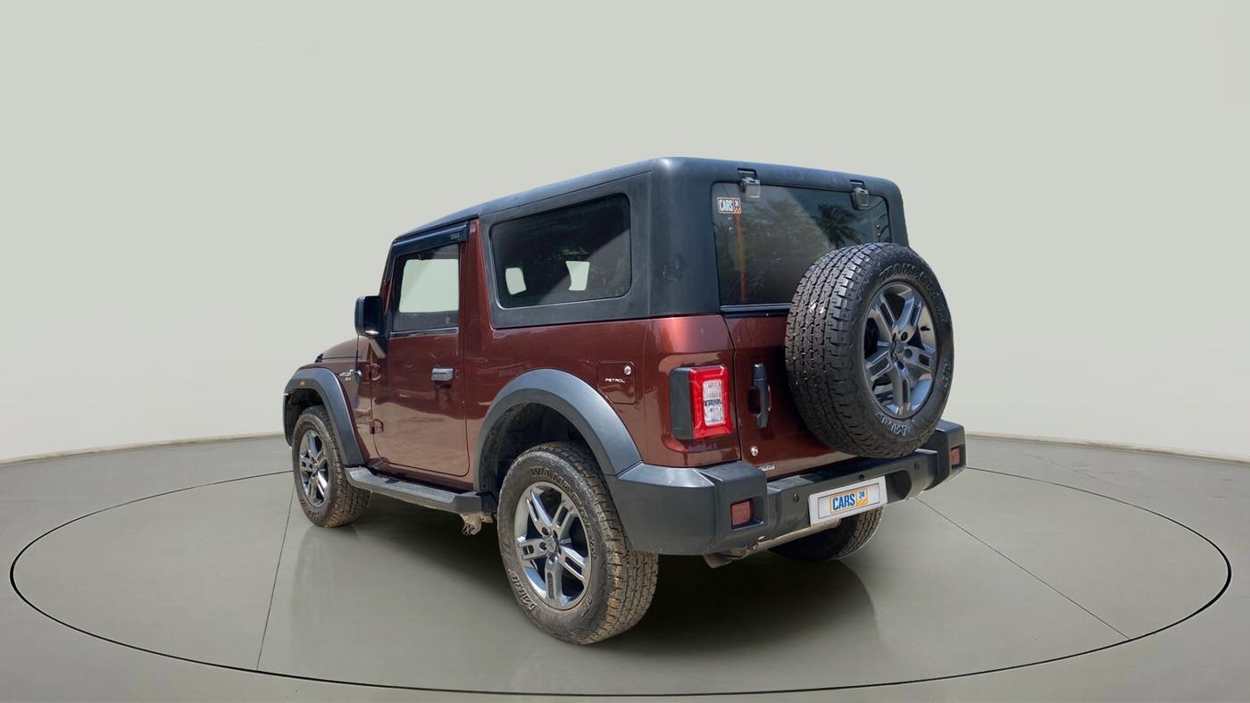2022 Mahindra Thar LX PETROL HT 4WD AT, Petrol, Automatic, 5,285 km, Left Back Diagonal