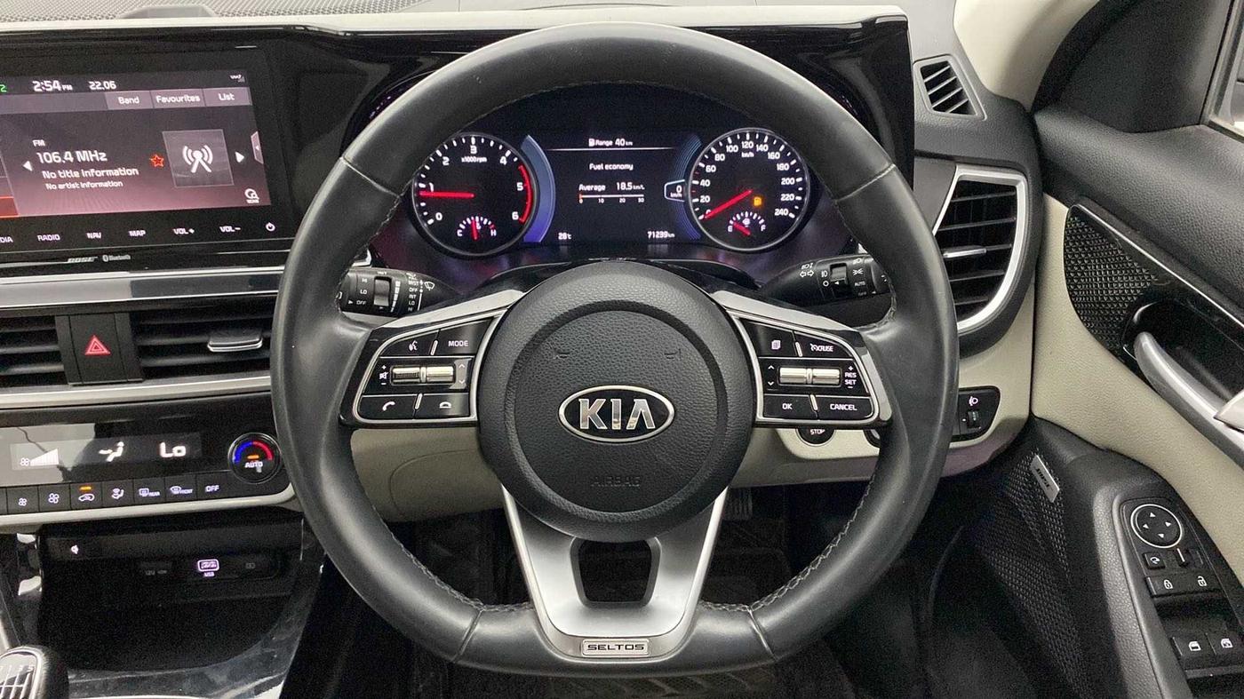 2020 KIA SELTOS HTX PLUS 1.5 DIESEL, Diesel, Manual, 71,170 km, Steering Wheel Close Up