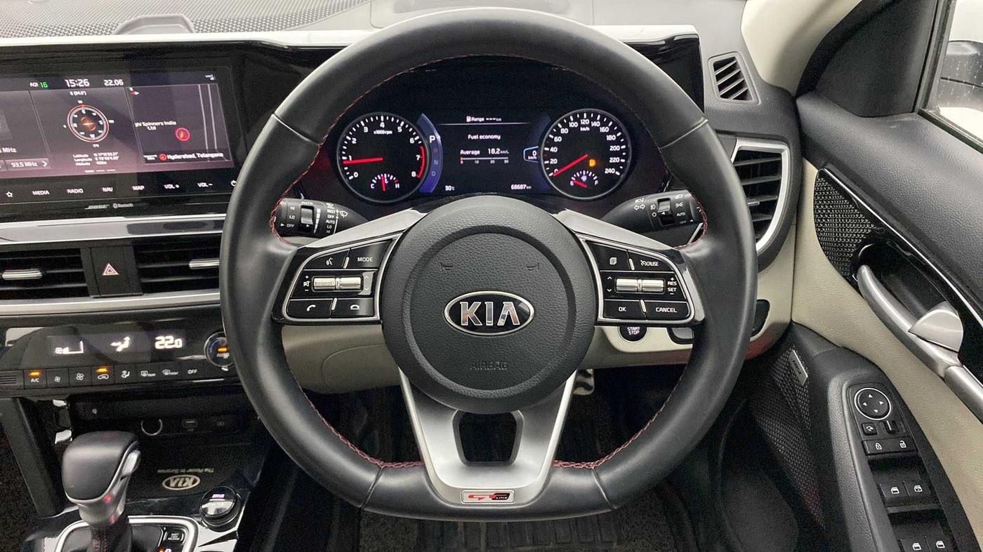 2019 KIA SELTOS GTX PLUS DCT 1.4 PETROL, Petrol, Automatic, 68,621 km, Steering Wheel Close Up