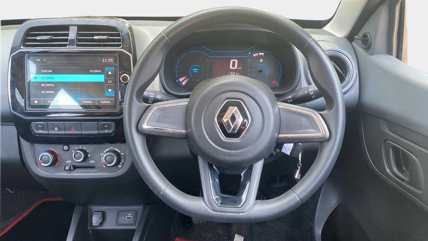 2020 Renault Kwid RXT 0.8, Petrol, Manual, 11,652 km, Steering Wheel Close Up