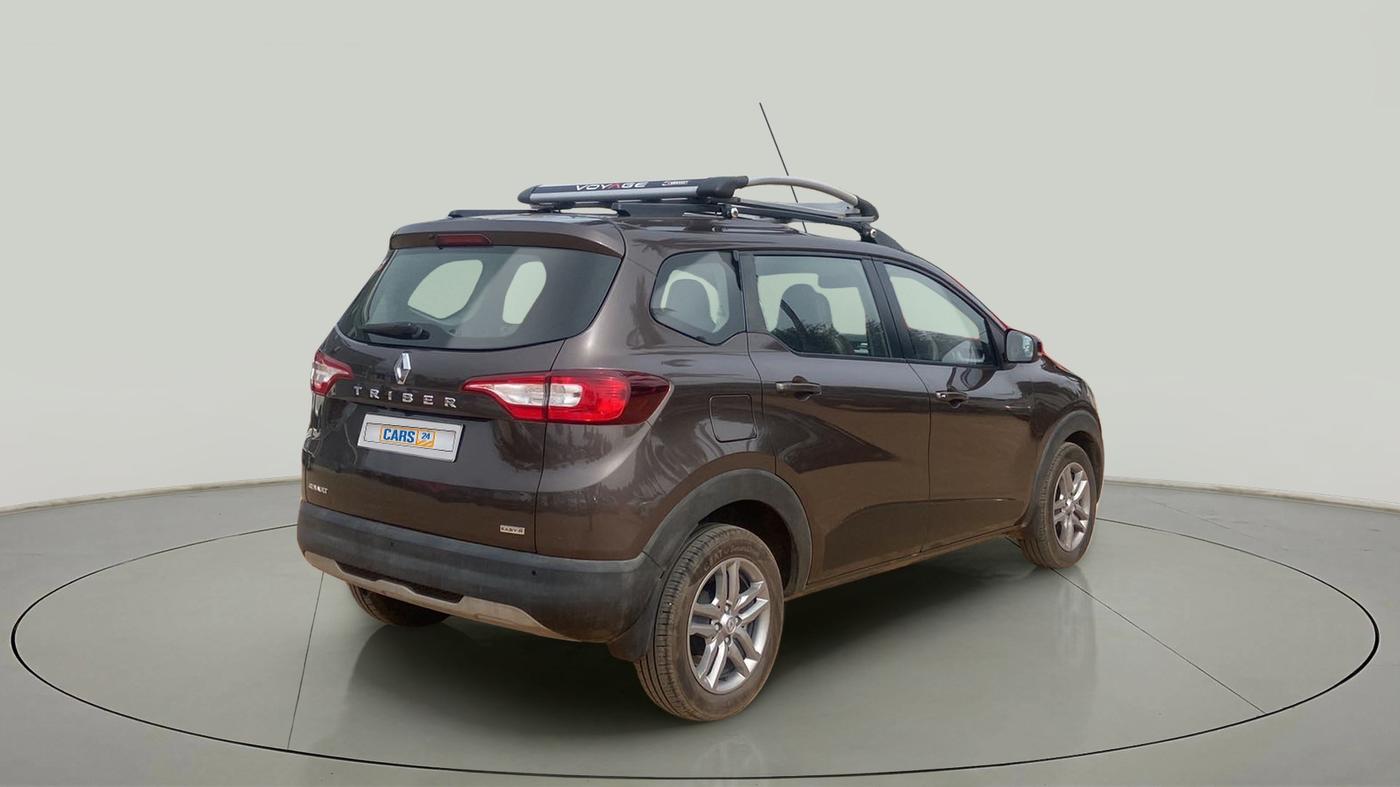2021 Renault TRIBER RXZ AMT, Petrol, Automatic, 16,146 km, Right Back Diagonal