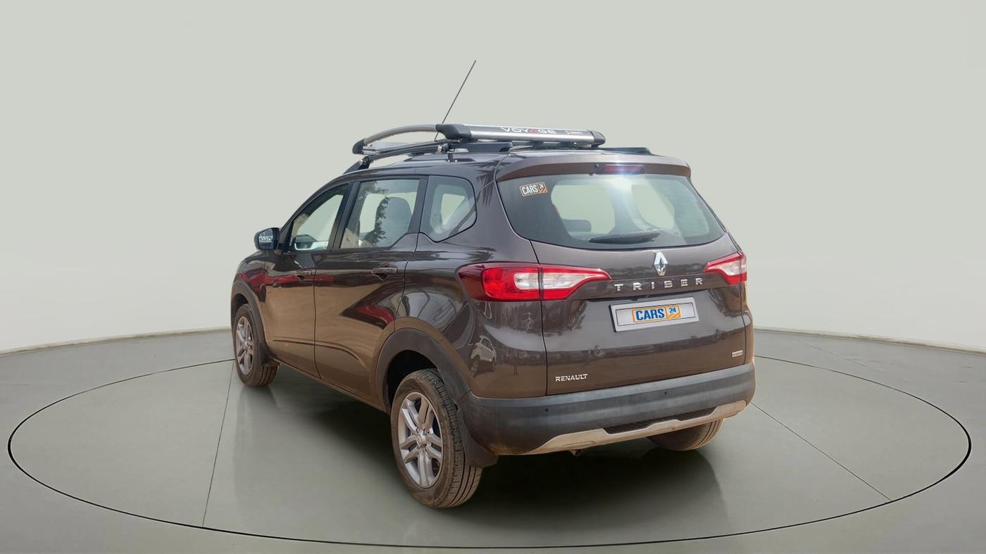2021 Renault TRIBER RXZ AMT, Petrol, Automatic, 16,146 km, Left Back Diagonal