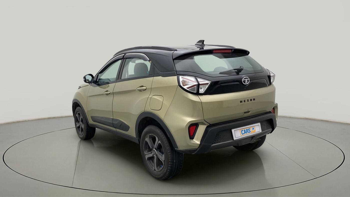 2022 Tata NEXON XZA PLUS (O) PETROL DUAL TONE, Petrol, Automatic, 24,629 km, Left Back Diagonal