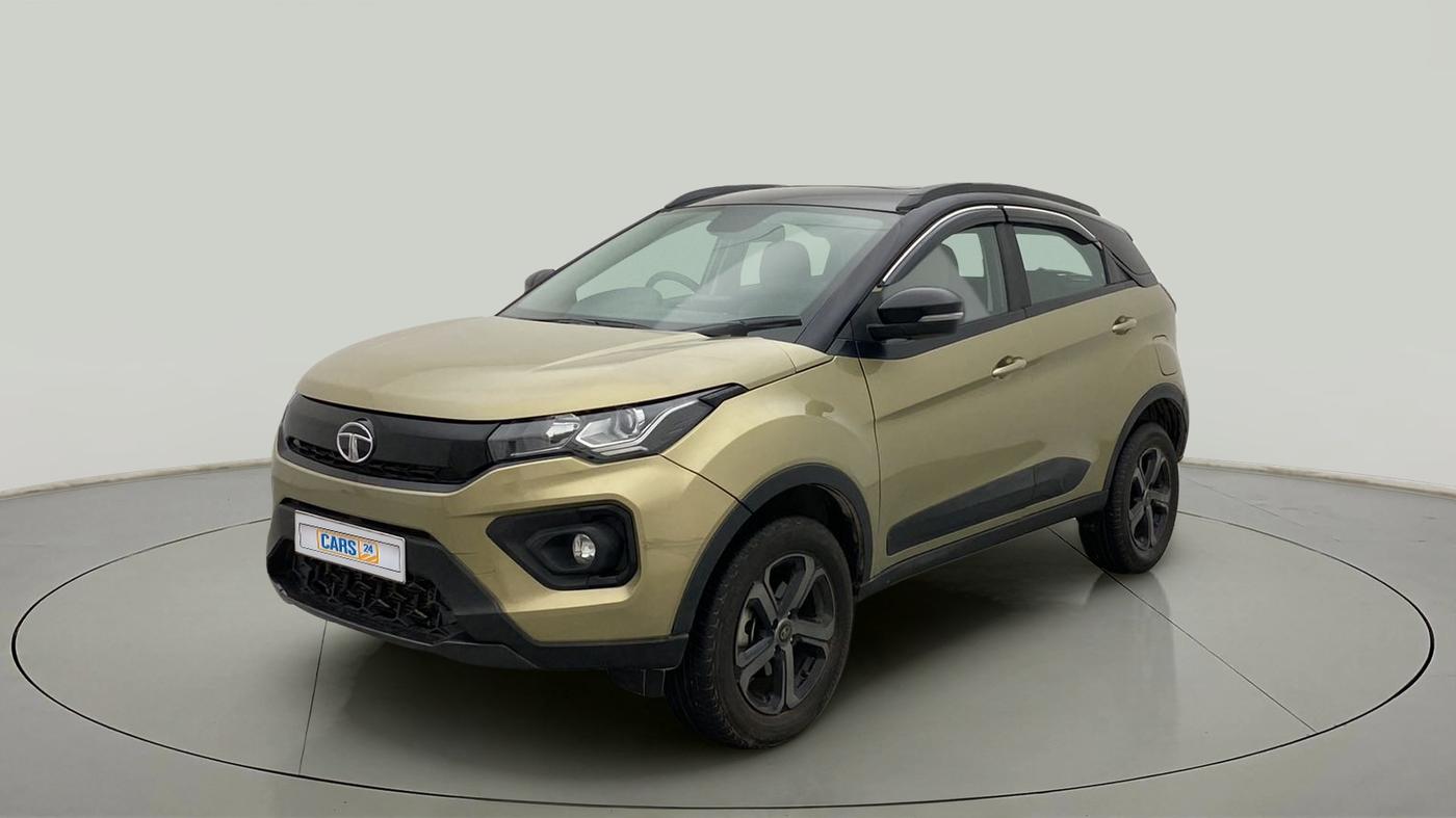 2022 Tata NEXON XZA PLUS (O) PETROL DUAL TONE, Petrol, Automatic, 24,629 km, Left Front Diagonal