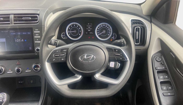 2022 Hyundai Creta EX 1.5 PETROL, Petrol, Manual, 25,492 km, Steering Wheel Close Up