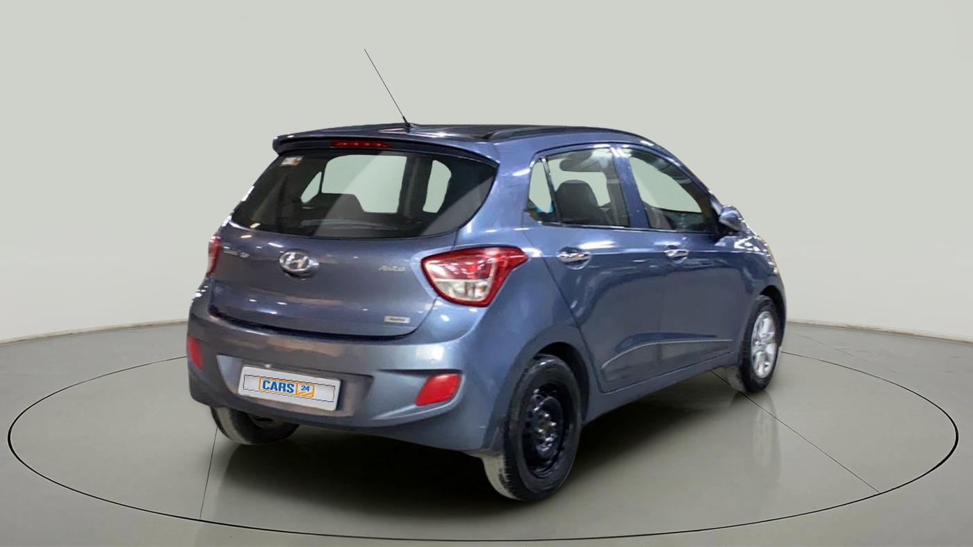 2015 Hyundai Grand i10 ASTA AT 1.2 KAPPA VTVT, Petrol, Automatic, 63,287 km, Right Back Diagonal