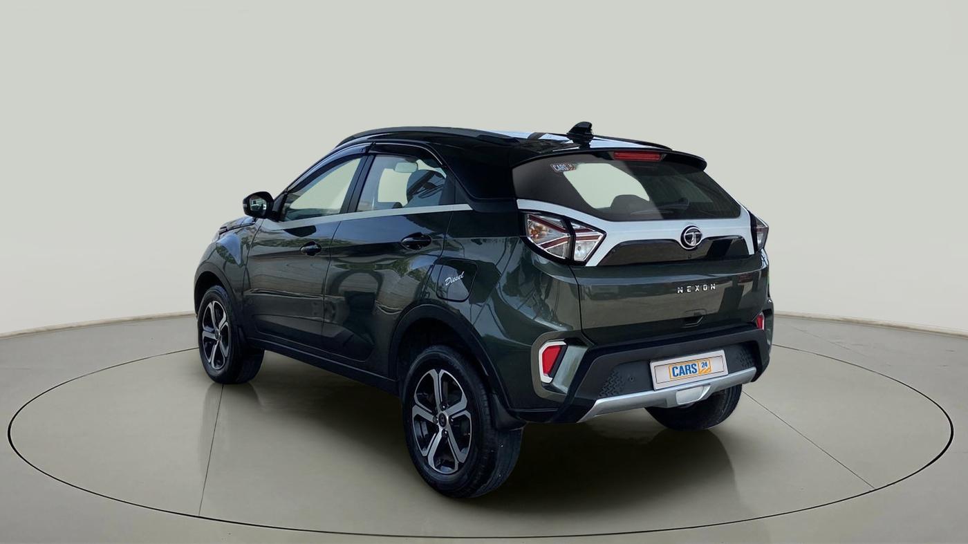 2023 Tata NEXON XZ PLUS DIESEL SUNROOF, Diesel, Manual, 21,181 km, Left Back Diagonal