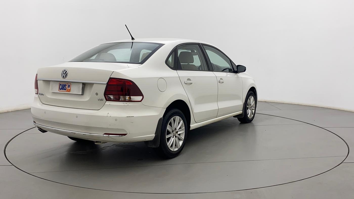 2016 Volkswagen Vento HIGHLINE PETROL AT, Petrol, Automatic, 71,277 km, Right Back Diagonal