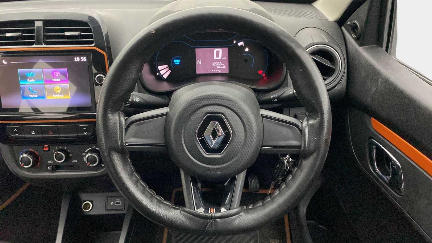 2020 Renault Kwid CLIMBER 1.0 AMT (O), Petrol, Automatic, 18,513 km, Steering Wheel Close Up