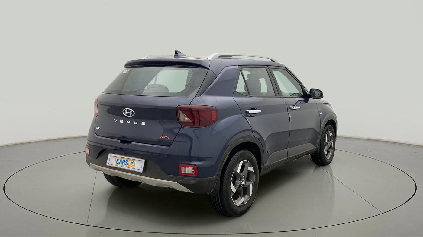 2022 Hyundai VENUE SX PLUS 1.0 TURBO DCT, Petrol, Automatic, 35,606 km, Right Back Diagonal