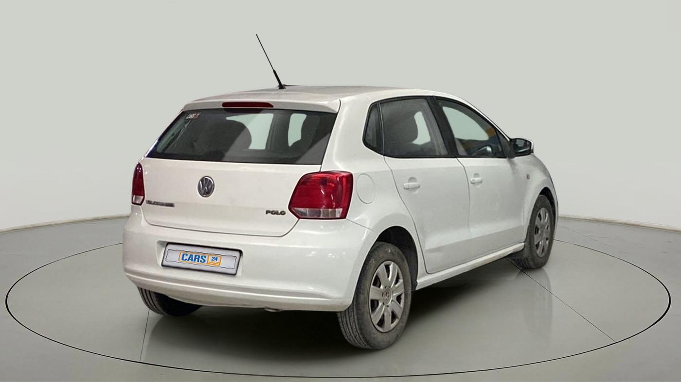 2011 Volkswagen Polo TRENDLINE 1.2L PETROL, Petrol, Manual, 49,229 km, Right Back Diagonal