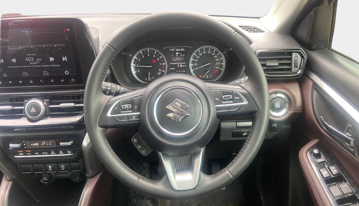 2022 Maruti Grand Vitara ALPHA SMART HYBRID ALLGRIP, Petrol, Manual, 14,358 km, Steering Wheel Close Up