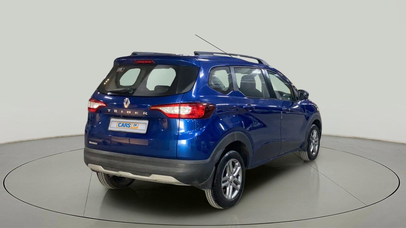 2022 Renault TRIBER RXZ AMT, Petrol, Automatic, 21,921 km, Right Back Diagonal