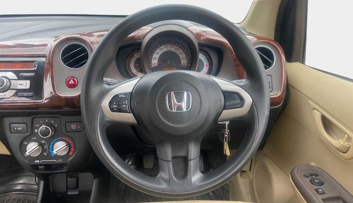 2013 Honda Brio S MT, Petrol, Manual, 27,050 km, Steering Wheel Close Up