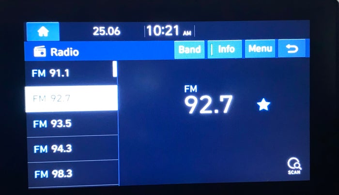 2020 Hyundai VENUE SX 1.0 TURBO, Petrol, Manual, 28,420 km, Infotainment System