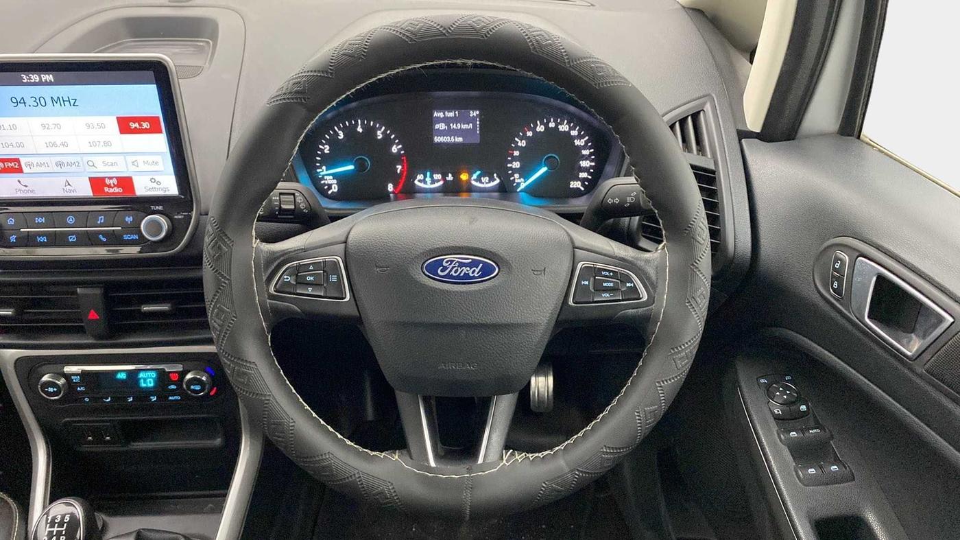 2018 Ford Ecosport TITANIUM 1.5L PETROL, Petrol, Manual, 50,537 km, Steering Wheel Close Up