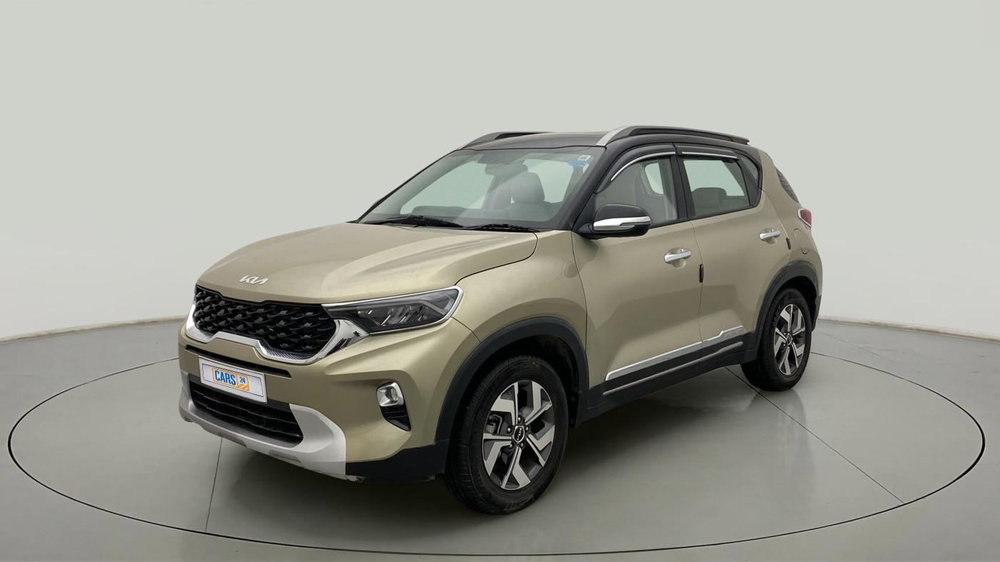 2021 KIA SONET HTX PLUS 1.0 IMT, Petrol, Manual, 26,930 km, Left Front Diagonal