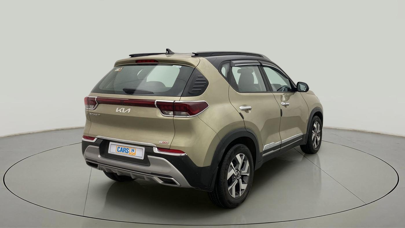 2021 KIA SONET HTX PLUS 1.0 IMT, Petrol, Manual, 26,930 km, Right Back Diagonal