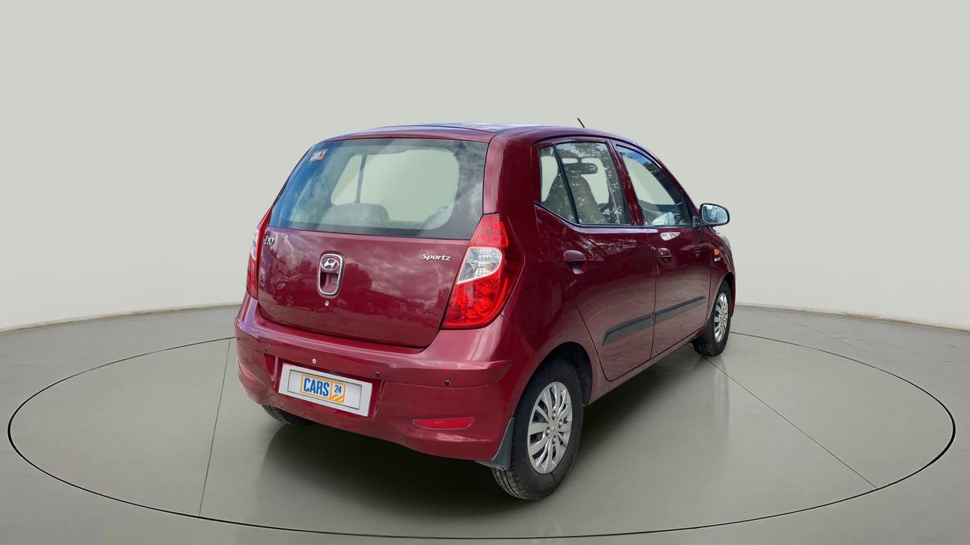 2014 Hyundai i10 SPORTZ 1.1, Petrol, Manual, 66,733 km, Right Back Diagonal
