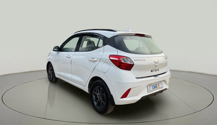 2019 Hyundai GRAND I10 NIOS SPORTZ AMT 1.2 KAPPA VTVT, Petrol, Automatic, 35,273 km, Left Back Diagonal