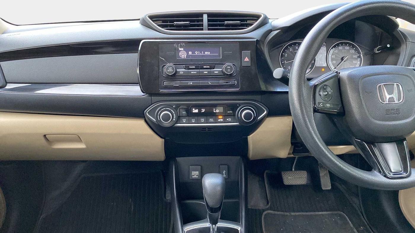 2018 Honda Amaze 1.2L I-VTEC V CVT, Petrol, Automatic, 21,653 km, Air Conditioner