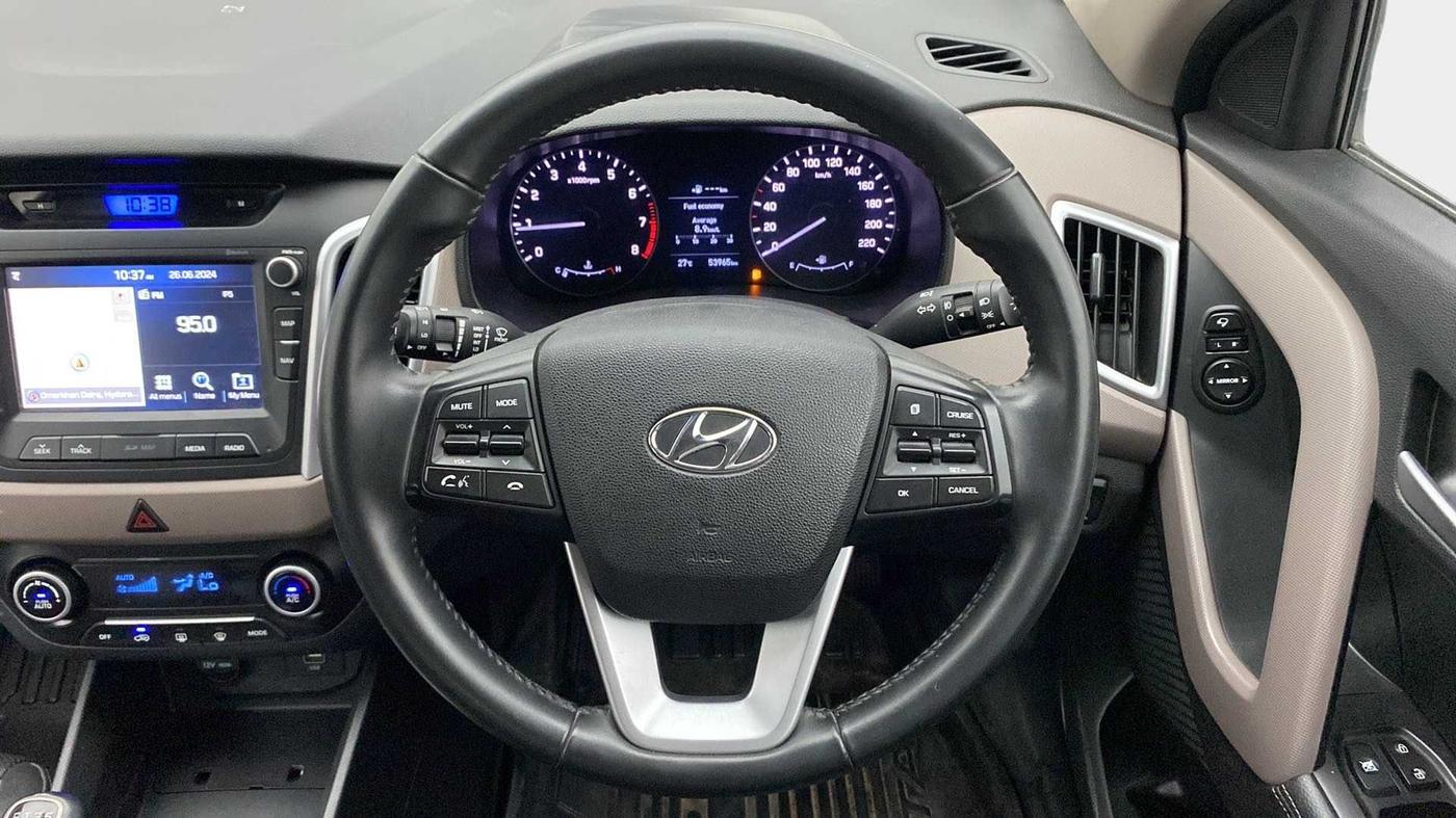2020 Hyundai Creta SX (O) 1.6 PETROL, Petrol, Manual, 53,893 km, Steering Wheel Close Up