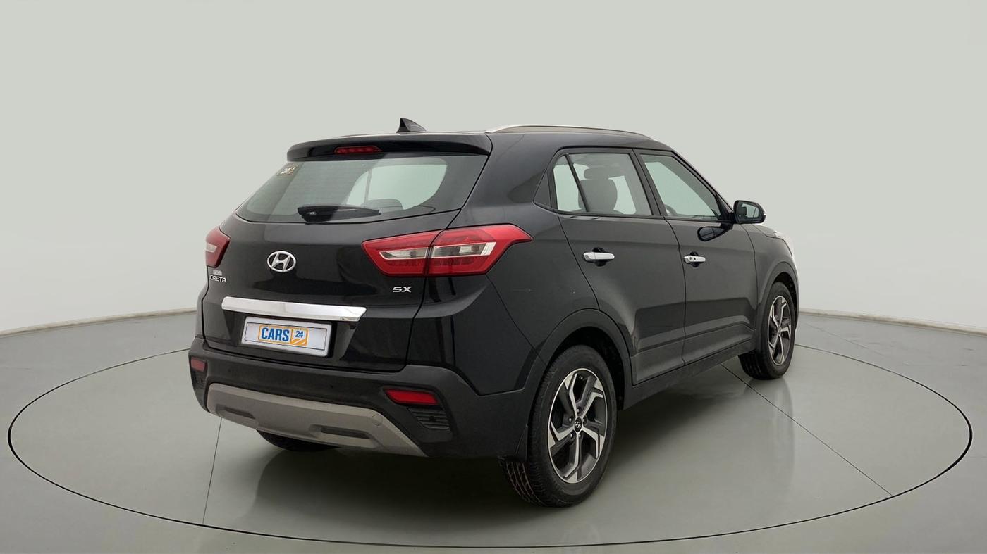 2020 Hyundai Creta SX (O) 1.6 PETROL, Petrol, Manual, 53,893 km, Right Back Diagonal