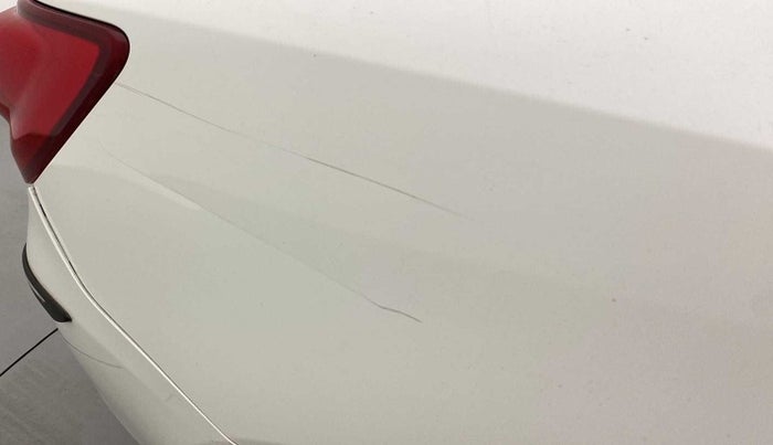 2021 Maruti Dzire VXI AMT, Petrol, Automatic, 50,222 km, Right quarter panel - Slightly dented