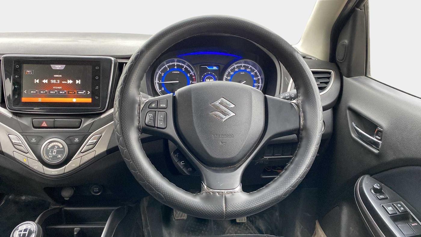 2021 Maruti Baleno ZETA PETROL 1.2, Petrol, Manual, 23,941 km, Steering Wheel Close Up