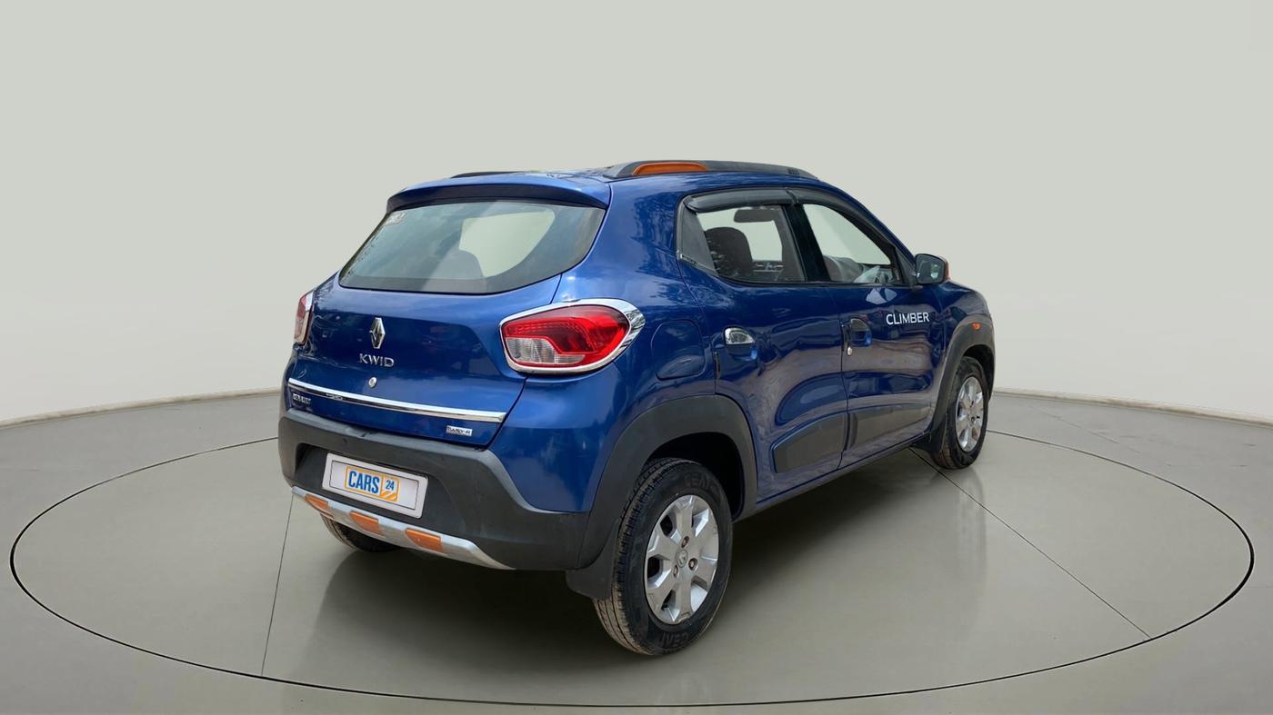 2017 Renault Kwid CLIMBER 1.0 AMT, Petrol, Automatic, 47,633 km, Right Back Diagonal