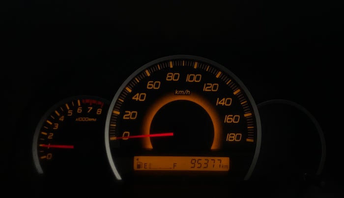 2012 Maruti Wagon R 1.0 VXI, Petrol, Manual, 95,377 km, Odometer Image