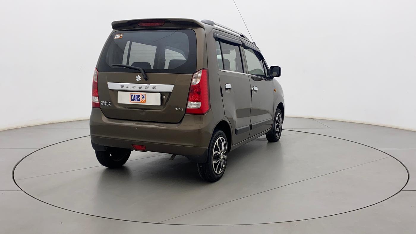 2012 Maruti Wagon R 1.0 VXI, Petrol, Manual, 95,377 km, Right Back Diagonal